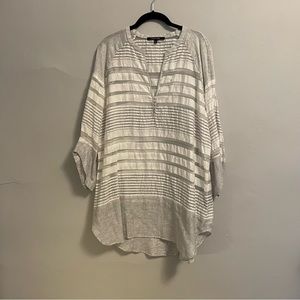 Rachel Roy Linen Blend Tunic